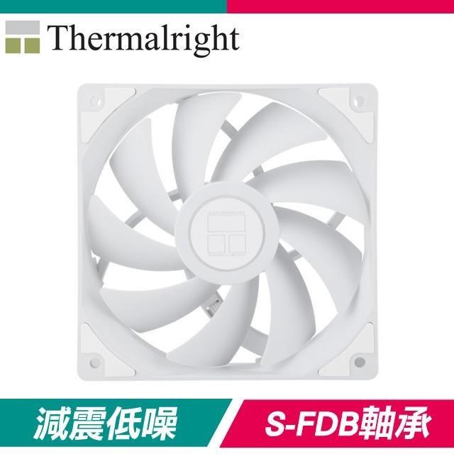 Thermalright 利民 TL-C12CW 12公分 S-FDB軸承 機殼風扇《白》