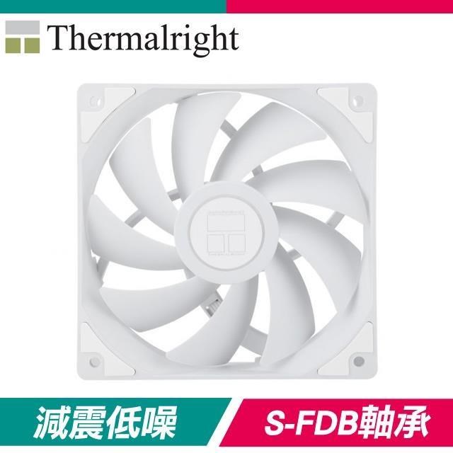 Thermalright 利民 TL-C12CW 12公分 S-FDB軸承 機殼風扇《白》