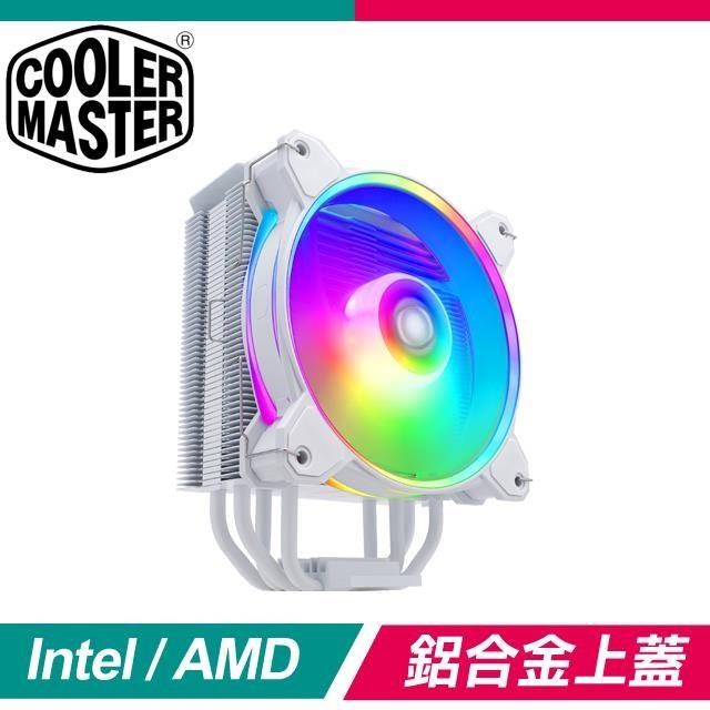 Cooler Master 酷碼 Hyper 212 Halo White 四導管 ARGB 散熱器