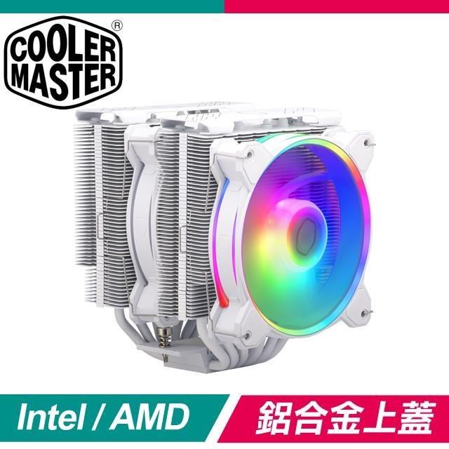 Cooler Master 酷碼 Hyper 622 Halo White 六導管 ARGB 雙塔散熱器