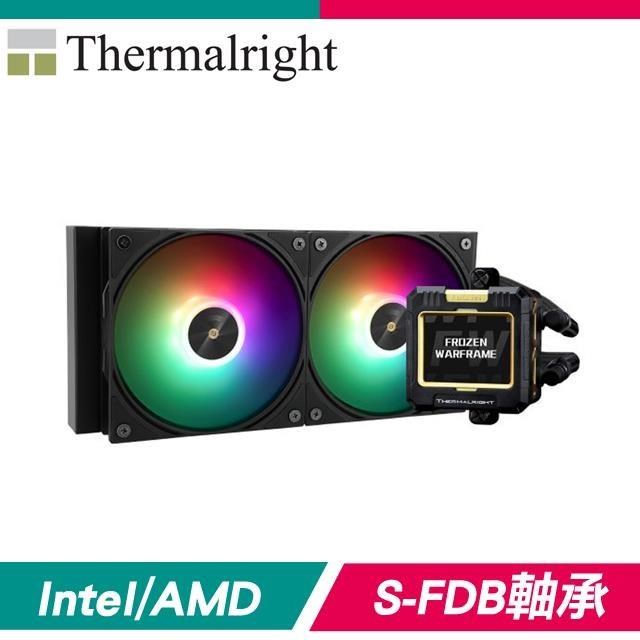 Thermalright 利民 Frozen Warframe 240 Black ARGB 寒冰裝甲 水冷散熱器