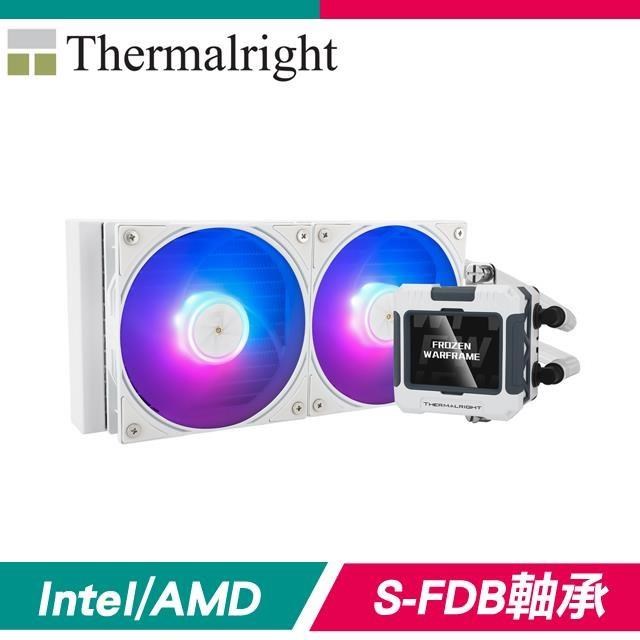 Thermalright 利民 Frozen Warframe 240 White ARGB 寒冰裝甲 水冷散熱器