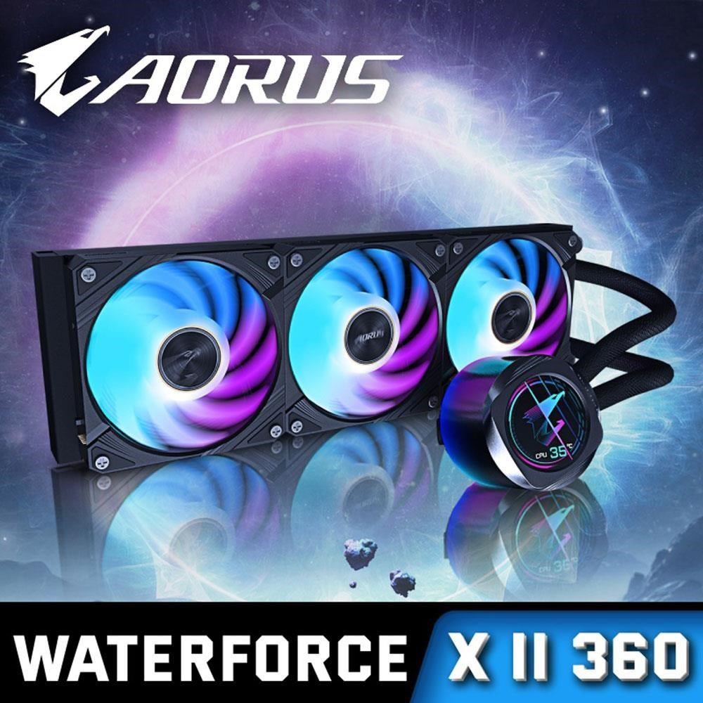 GIGABYTE 技嘉 AORUS WATERFORCE X II 360 水冷散熱器