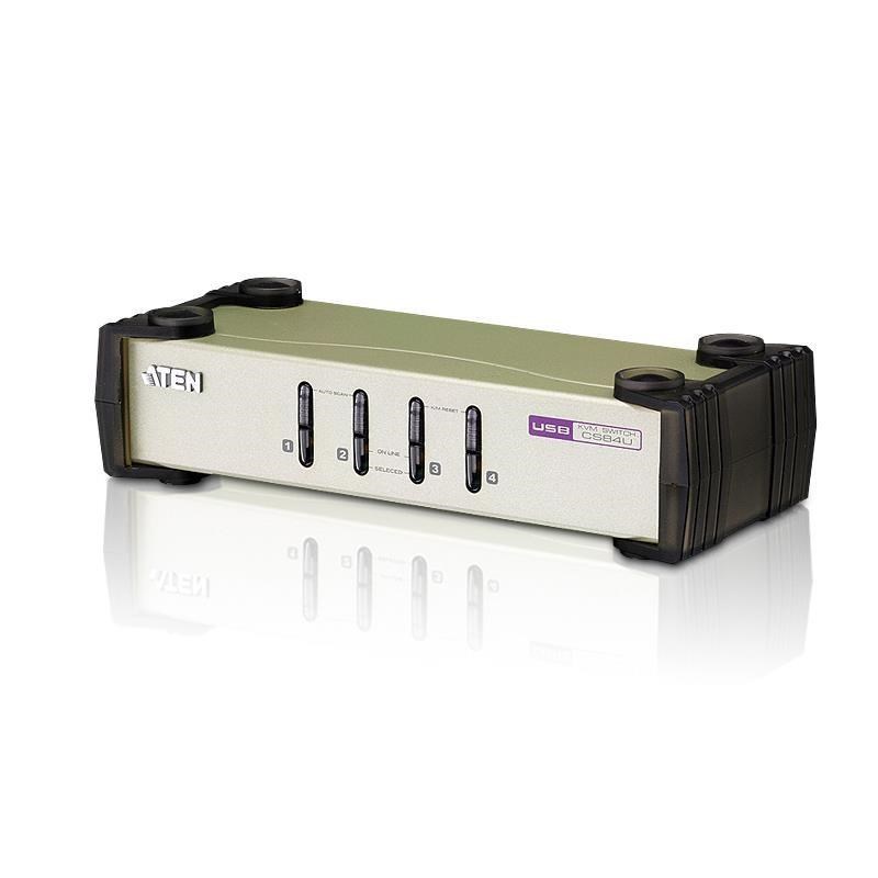 ATEN CS84U 4埠PS/2-USB VGA KVM 多電腦切換器