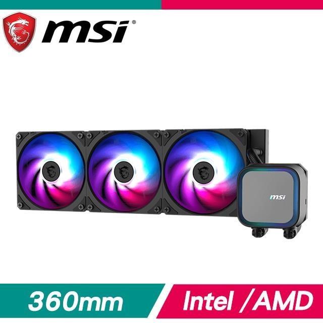 MSI 微星 MAG CORELIQUID A13 360 ARGB水冷散熱器