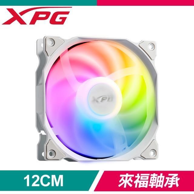 ADATA 威剛 XPG VENTO 120 ARGB PWM 單入 12CM 1850轉來福軸承 機殼風扇《白》