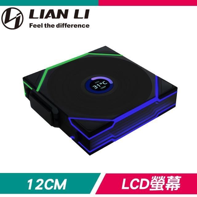 LIAN LI 聯力 UNI FAN TL120LCD Wireless 單入ARGB風扇-黑(需搭無線控制器)