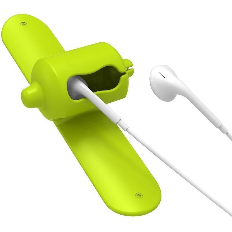 MOOY Snappy 2.0 耳機捲線器-萊姆綠