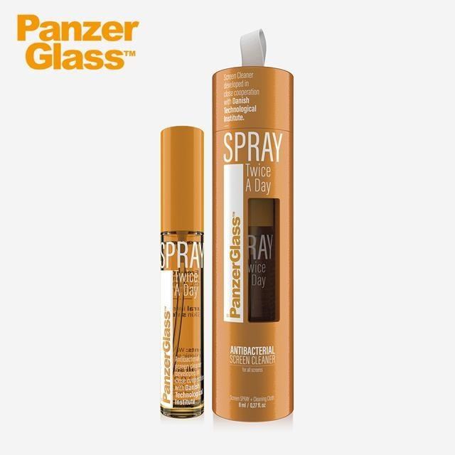 PanzerGlass丹麥 SprayTwice A Day 歐盟認證天然抗菌清潔噴霧8ml(適用所有螢幕)