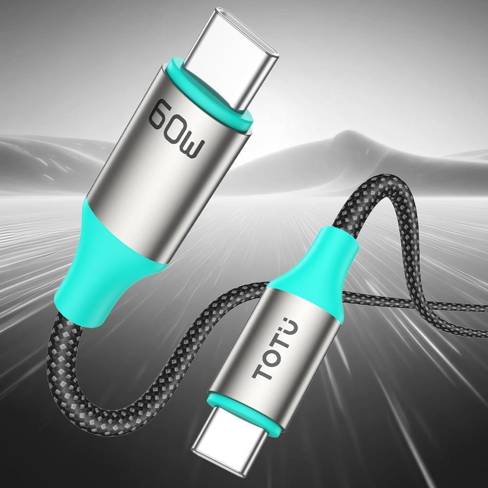 【TOTU】雙Type-C/PD快充線充電線傳輸線編織線 QC4.0 Starry系列 1.2M 拓途