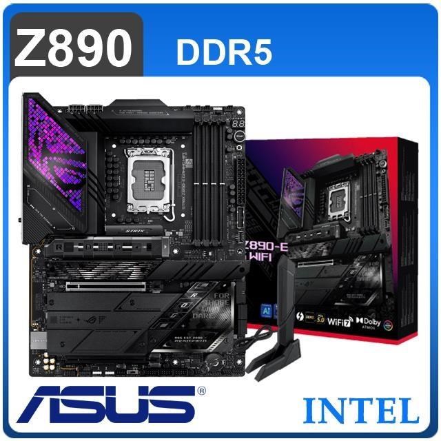 ASUS 華碩 ROG STRIX Z890-E GAMING WIFI D5 LGA1851主機板(ATX/3+2年保)
