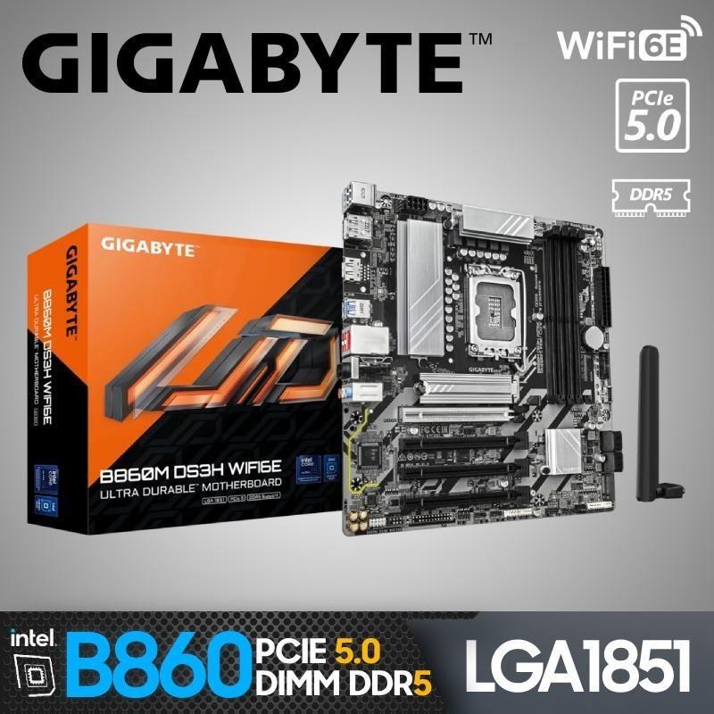GIGABYTE 技嘉 B860M DS3H WIFI6E 主機板