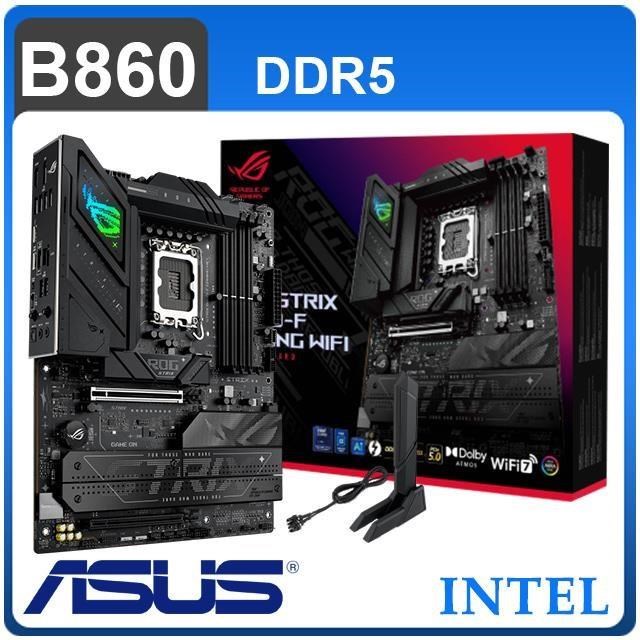 ASUS 華碩 ROG STRIX B860-F GAMING WIFI D5 LGA1851主機板(ATX/3+2年保)