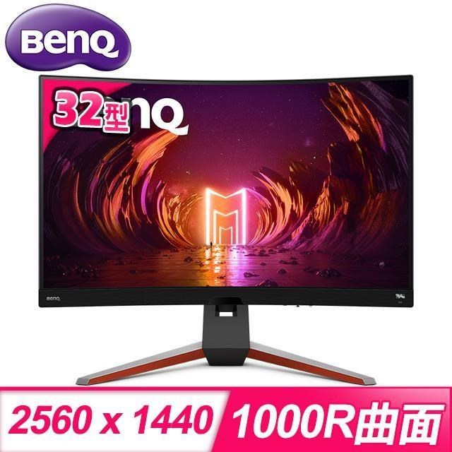 BenQ 明基 MOBIUZ EX3210R 32型 2K 1000R曲面電競螢幕