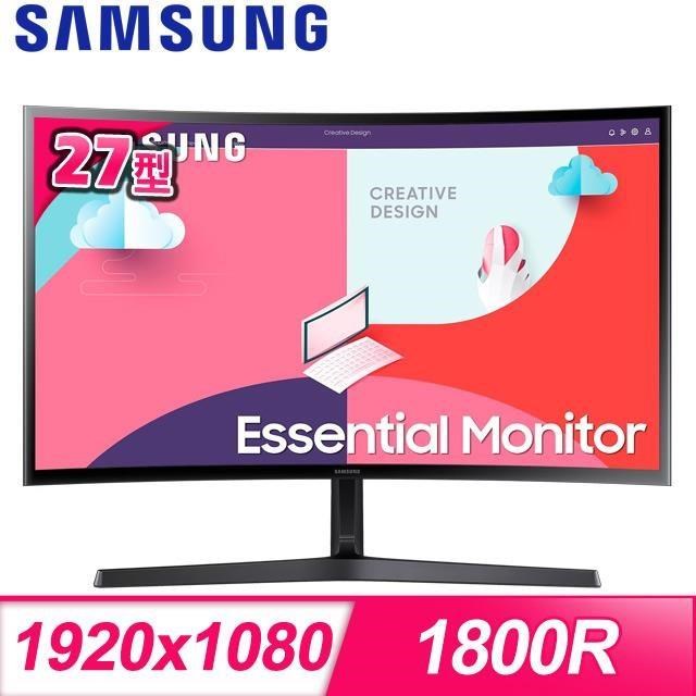Samsung 三星 S27C366EAC 27型 1800R曲面螢幕