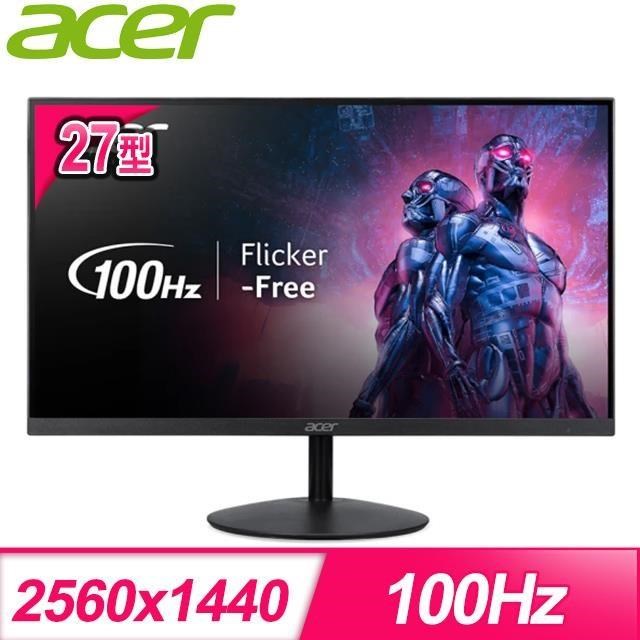 ACER 宏碁 SA272U E 27型 IPS 2K 100Hz抗閃螢幕
