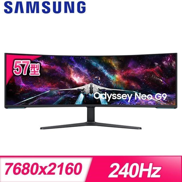 Samsung 三星 S57CG952NC 57型 Mini LED 4K 240Hz曲面電競螢幕