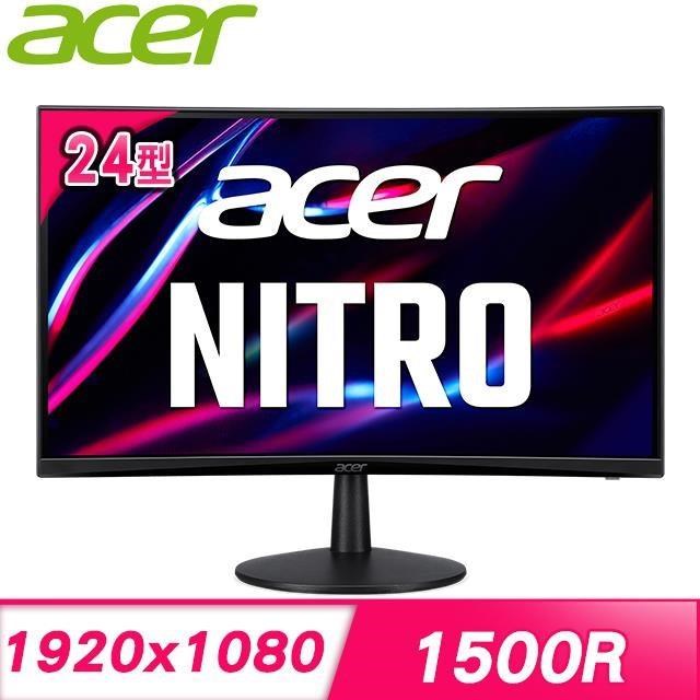 ACER 宏碁 ED240Q H 24型 100Hz抗閃 曲面螢幕
