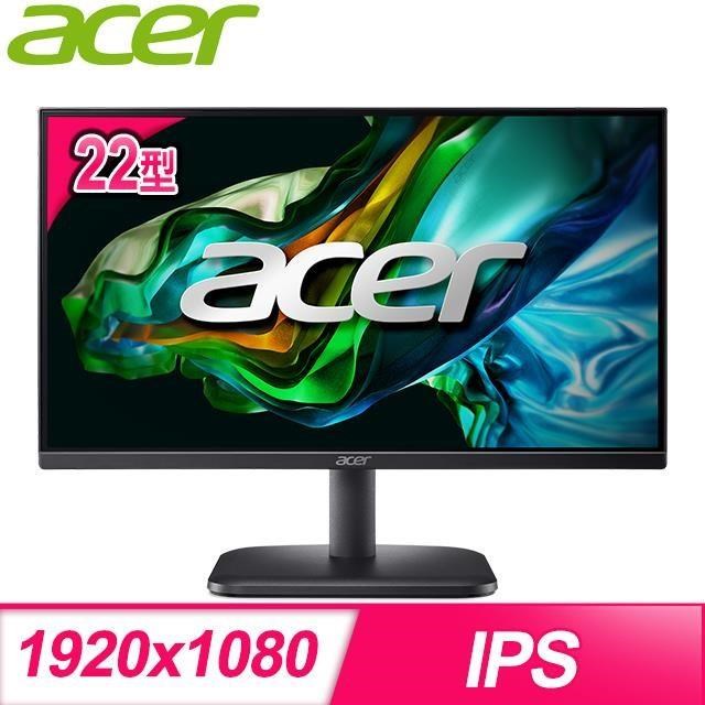 ACER 宏碁 EK220Q E3 22型 IPS 100Hz抗閃螢幕