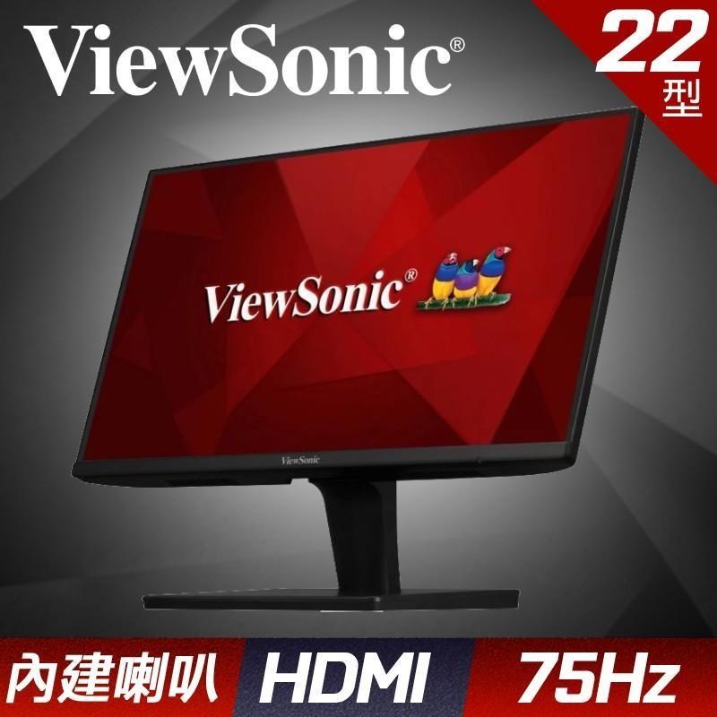 ViewSonic VA2215-MH 22型 窄邊框螢幕 (FHD/HDMI/喇叭/VA)