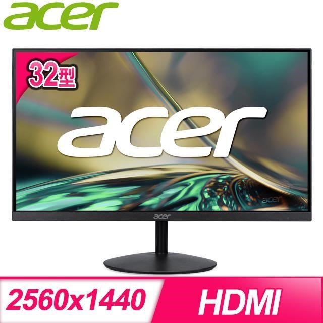 ACER 宏碁 SA322QU A 32型 2K IPS 超薄螢幕