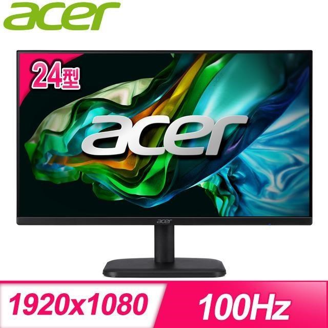 ACER 宏碁 EK241Y E 24型 IPS 100Hz抗閃 電腦螢幕