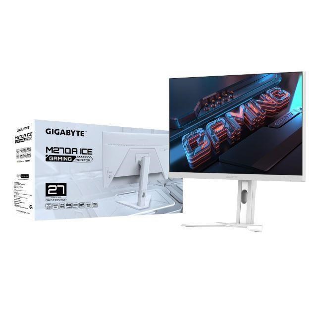 GIGABYTE技嘉 M27QA ICE【27吋】電競螢幕/IPS/2K/180Hz/1ms/HDR400