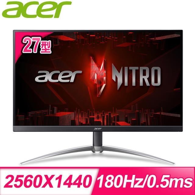 福利品》ACER 宏碁 XV273U V3 27型 2K 180Hz 0.5ms IPS 電競螢幕