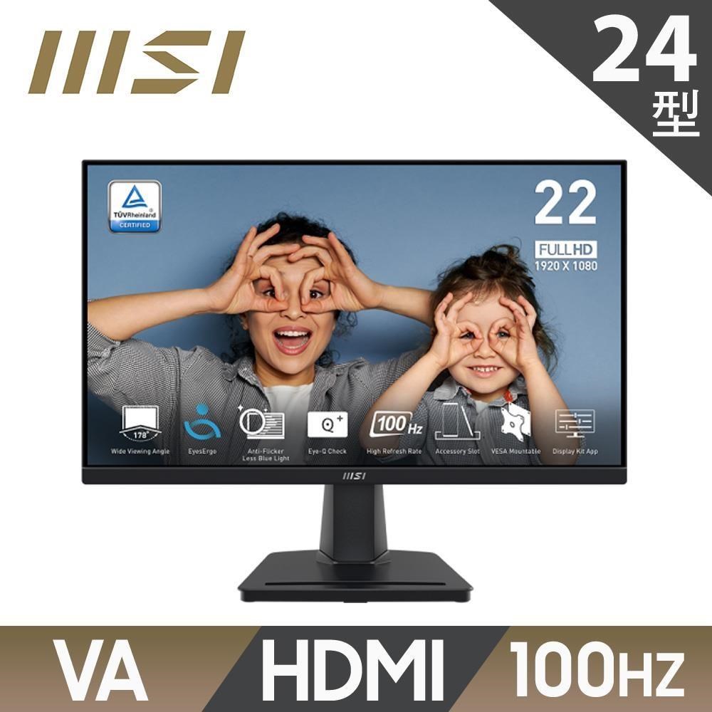 MSI 微星 PRO MP225V 美型螢幕(22型/FHD/100Hz/HDMI/VA)