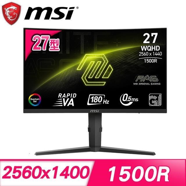 MSI 微星 MAG 275CQRF QD E2 27型 VA曲面電競螢幕