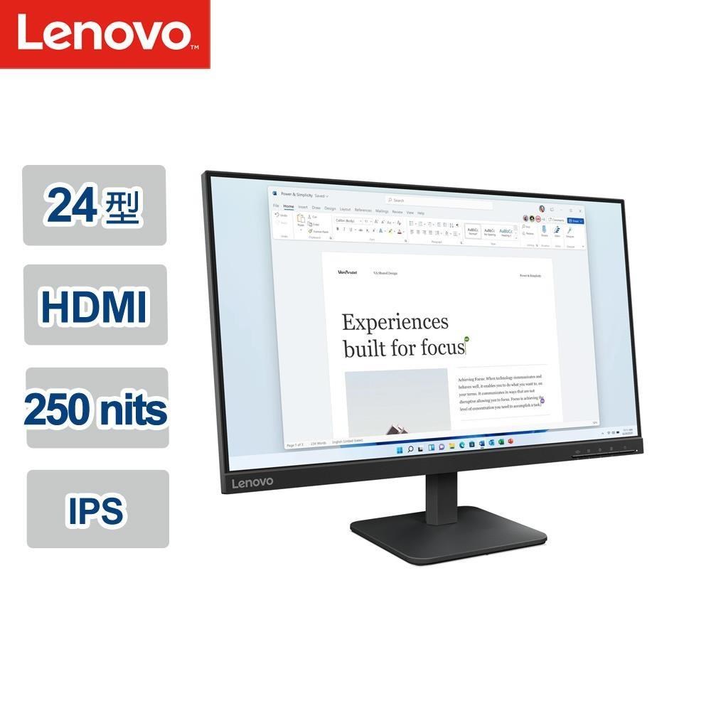 LENOVO 聯想 L24-4e 23.8吋 顯示器(68C2KAC1TW)