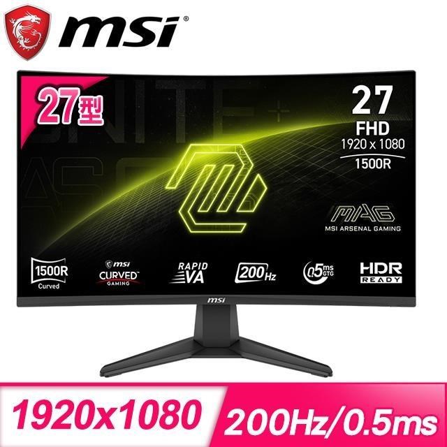MSI 微星 MAG 276CF E20 27型 VA曲面電競螢幕