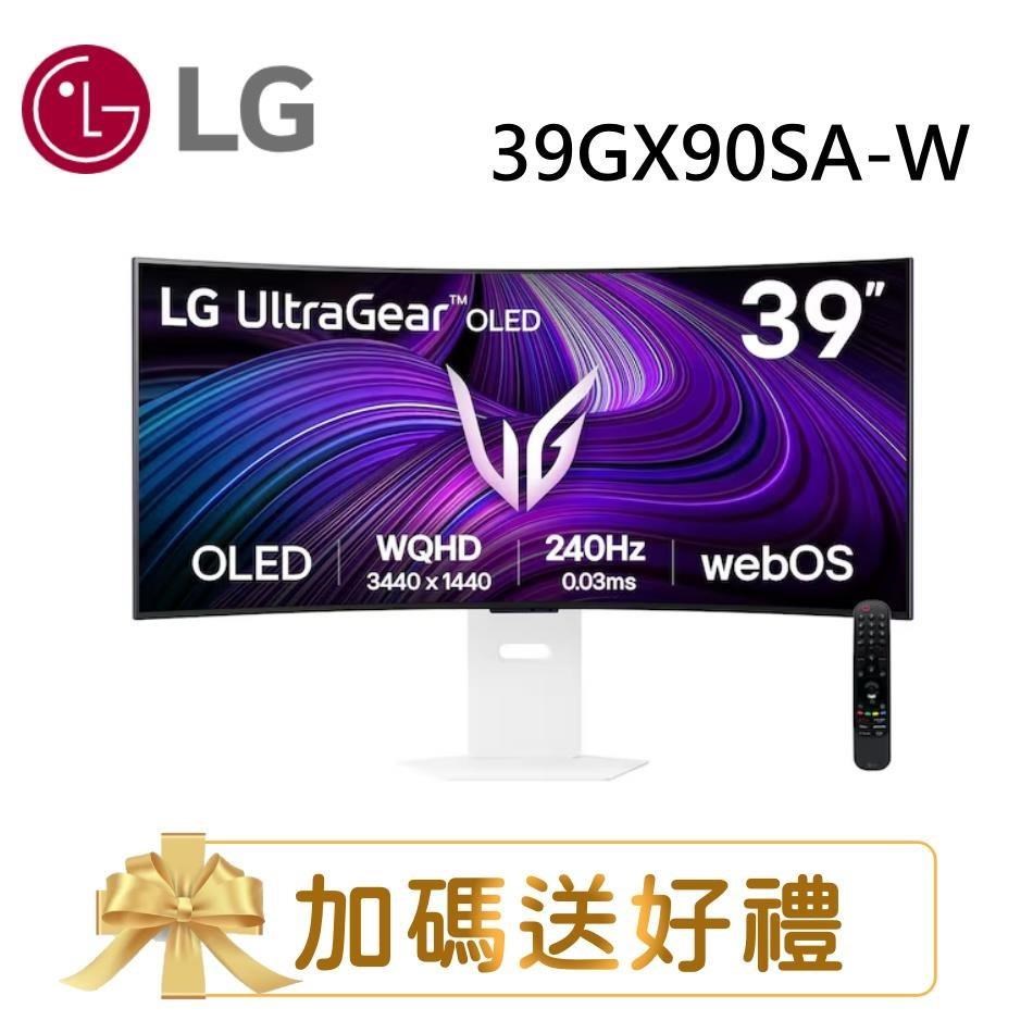 LG 樂金 UltraGear 21:9 WQHD 240Hz OLED 39吋曲面智慧電競螢幕 39GX90SA-W