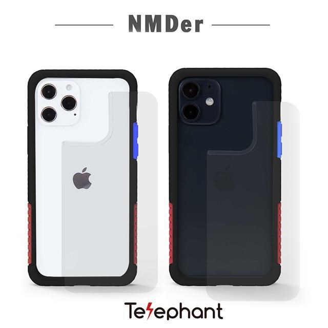 Telephant太樂芬 iPhone 13 Pro NMDer抗汙防摔手機殼-黑OG