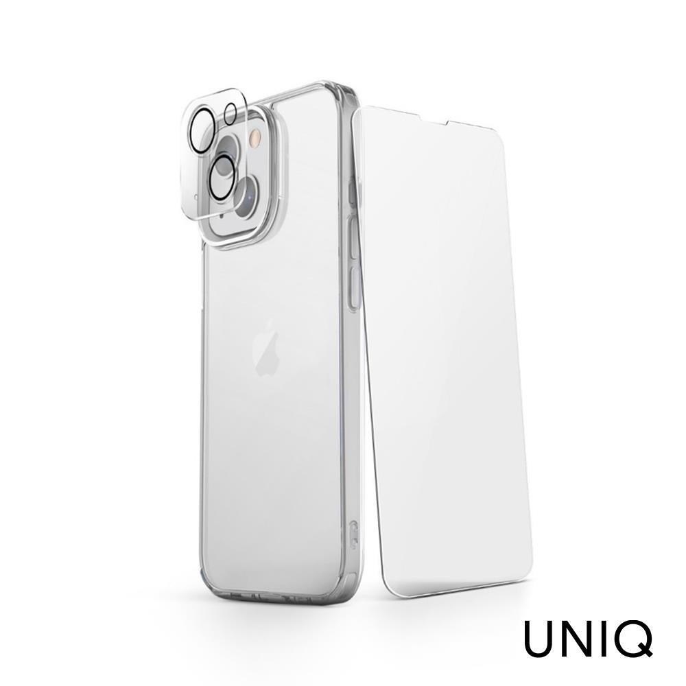 UNIQ iPhone 14 Lifepro Xtreme 超透亮防摔雙料保護殼(超值組合包)