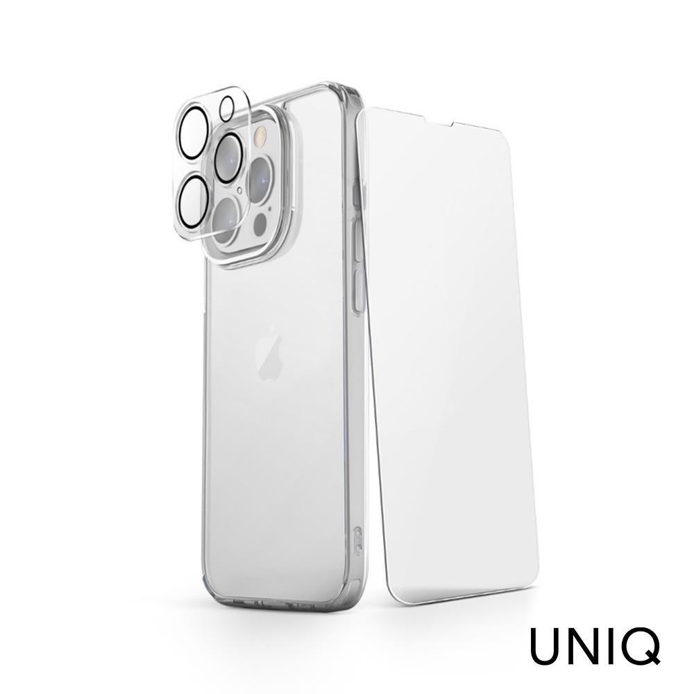 UNIQ iPhone 14 Pro Max Lifepro Xtreme 超透亮防摔雙料保護殼(超值組合包)