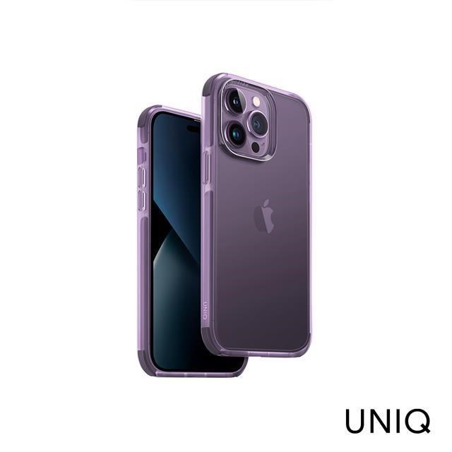UNIQ iPhone 14 Pro Combat 四角強化軍規等級防摔三料保護殼-紫色