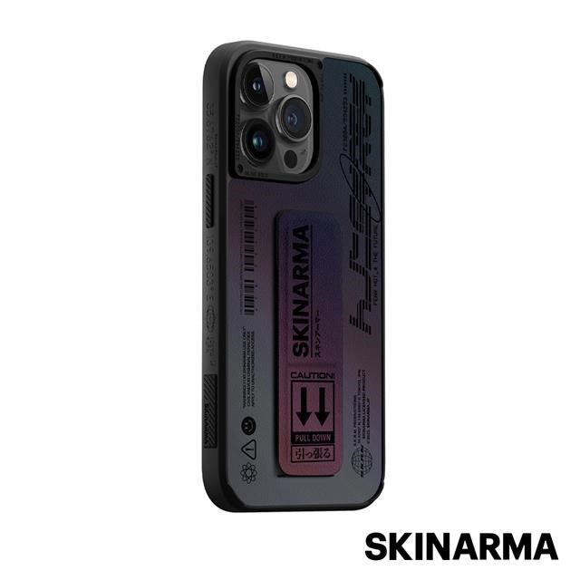 Skinarma日本潮牌 iPhone 14 Plus Kira Kobai 東京款磁吸支架防摔手機殼-黑