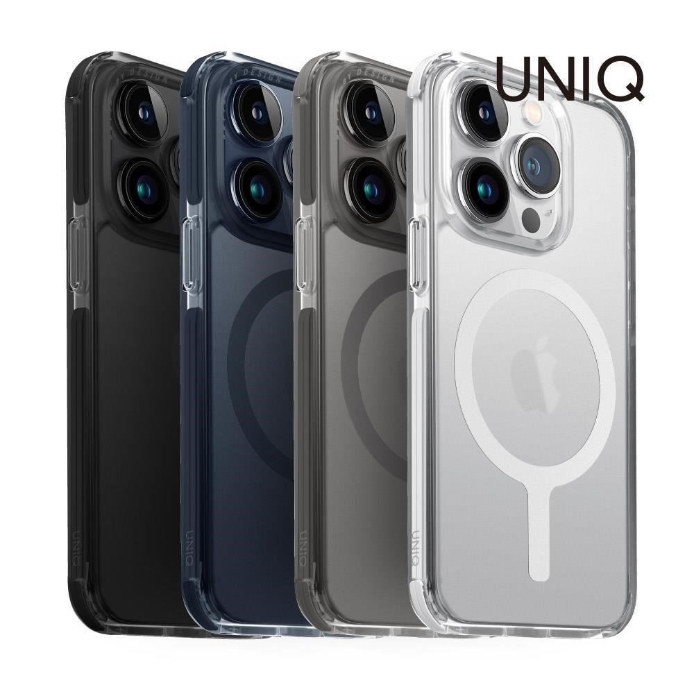 UNIQ Combat 四角強化軍規磁吸防摔三料保護殼 iPhone 15/Pro/Plus/Pro Max