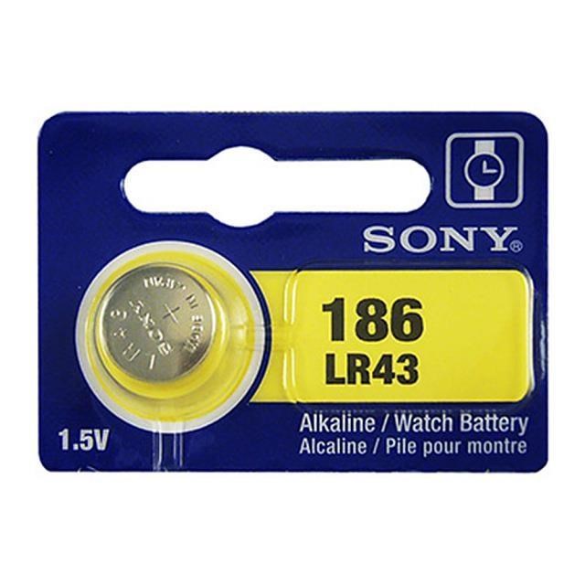 【SONY】 鈕扣型電池 LR43 (5入)