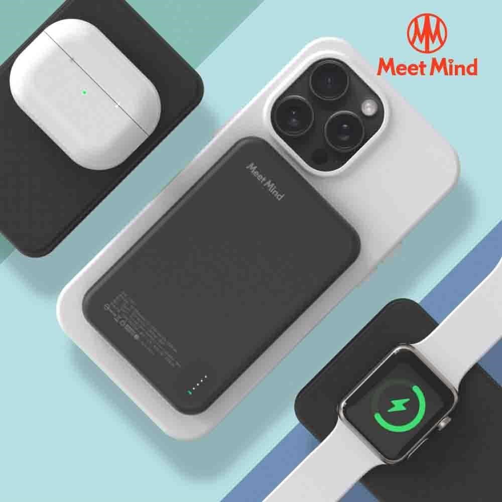 Meet Mind 5000mAh Mini Magsafe 三用磁吸快充行動電源