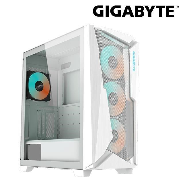 【GIGABYTE 技嘉】C301 GLASS WHITE 中塔式電競機殼 白 (GB-C301GW)