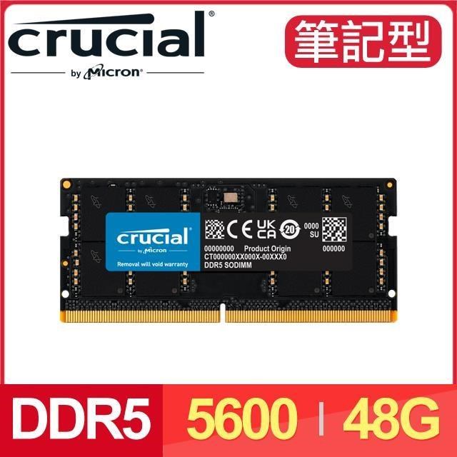 Micron 美光 Crucial NB DDR5-5600 48G 筆記型記憶體