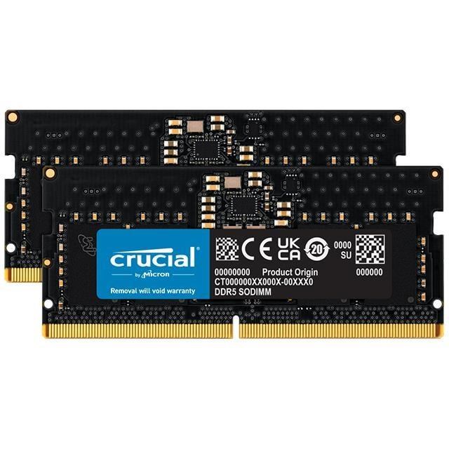 Micron Crucial DDR5 5600 64G(32GBx2) sodimm CT2K32G56C46S5 筆電記憶體-公司貨