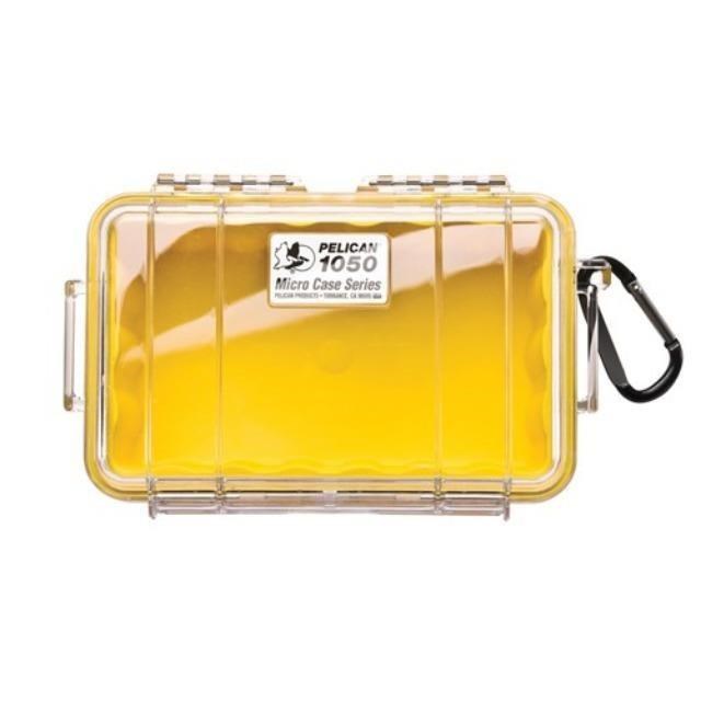 PELICAN 1050 微型防水氣密箱-透明(黃)
