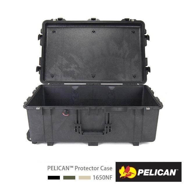 PELICAN 1650 輪座拉桿氣密箱-空箱(黑)