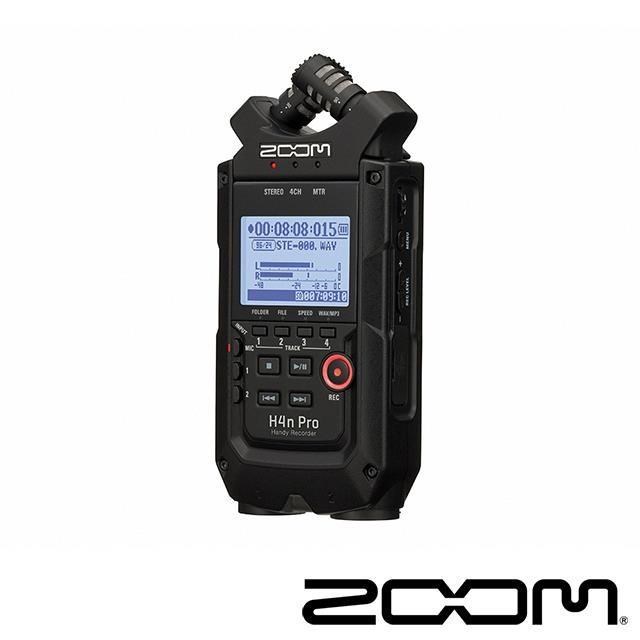 (福利品)Zoom H4N PRO 專業手持數位錄音機-黑色 公司貨
