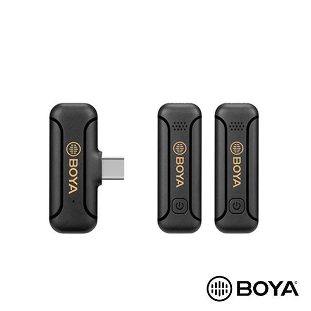 BOYA 博雅 BY-WM3T2-U2 一對二直插式麥克風 USB-C 接口 正成公司貨