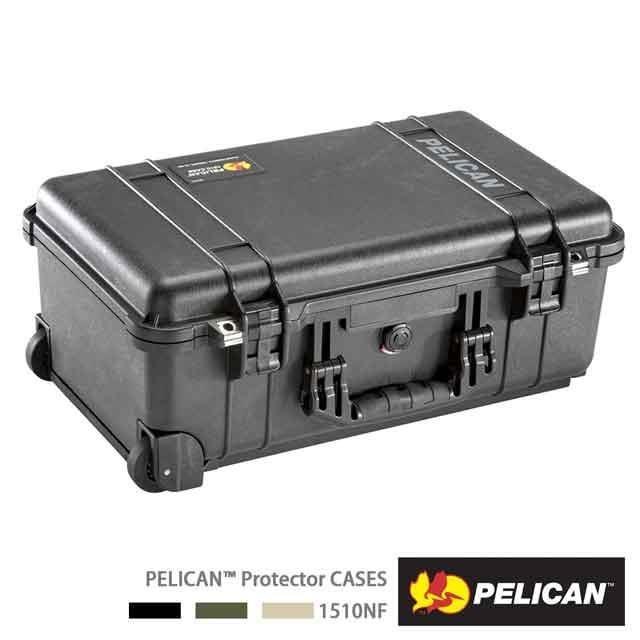 PELICAN 1510 輪座拉桿氣密箱 空箱-黑色