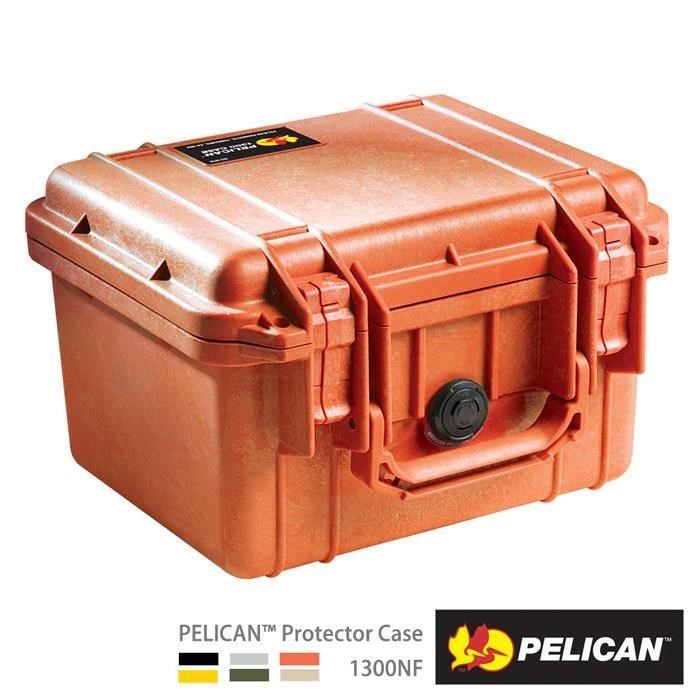 PELICAN 1300 NF 氣密箱 空箱-橘色